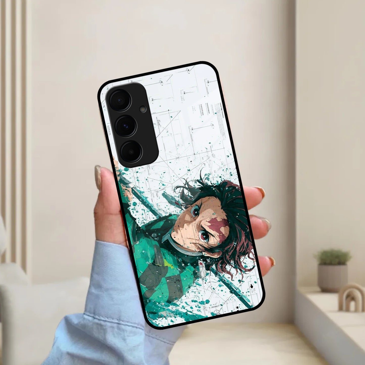 The Gentle Slayer Glass Case Cover For Samsung