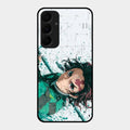 The Gentle Slayer Glass Case Cover For Samsung Galaxy A35 5G