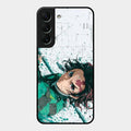 The Gentle Slayer Glass Case Cover For Samsung Galaxy S22 5G