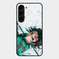 The Gentle Slayer Glass Case Cover For Samsung Galaxy S23 5G
