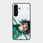 The Gentle Slayer Glass Case Cover For Samsung Galaxy S24 Fe 5G