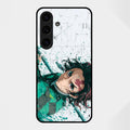 The Gentle Slayer Glass Case Cover For Samsung Galaxy S25 FE 5G