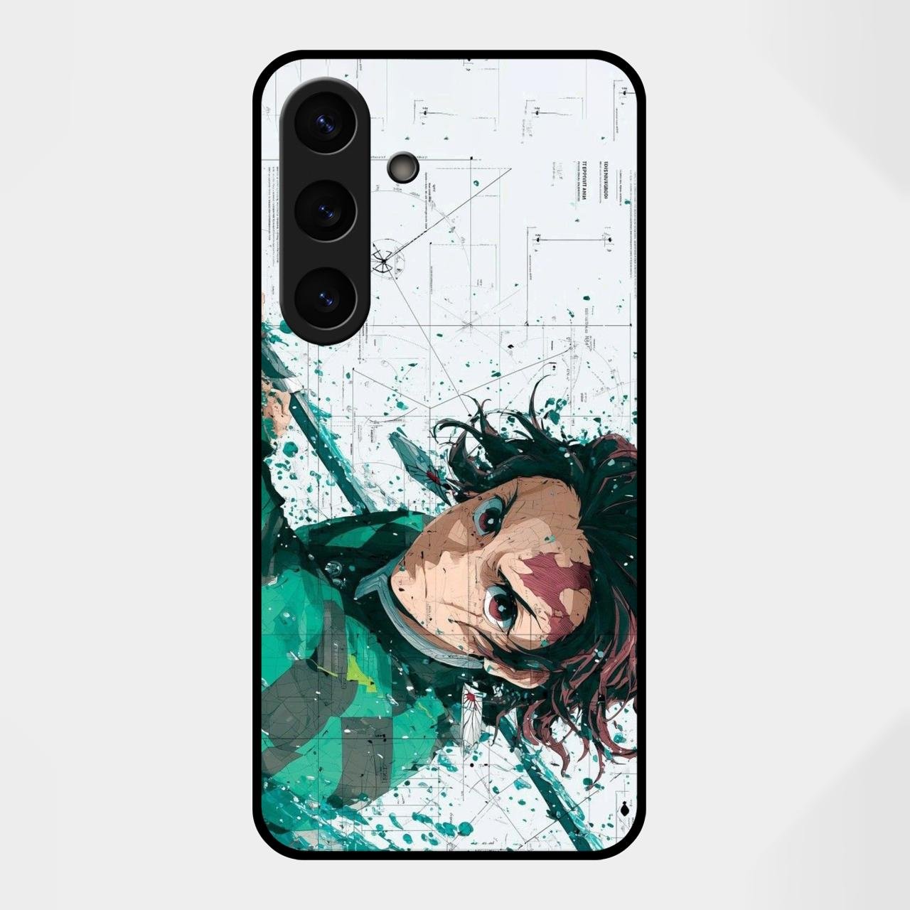 The Gentle Slayer Glass Case Cover For Samsung Galaxy S25 FE 5G