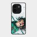 The Gentle Slayer Glass Case Cover For Vivo T3 Pro 5G