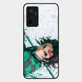 The Gentle Slayer Glass Case Cover For Vivo V23E 5G