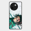 The Gentle Slayer Glass Case Cover For Vivo V30E 5G
