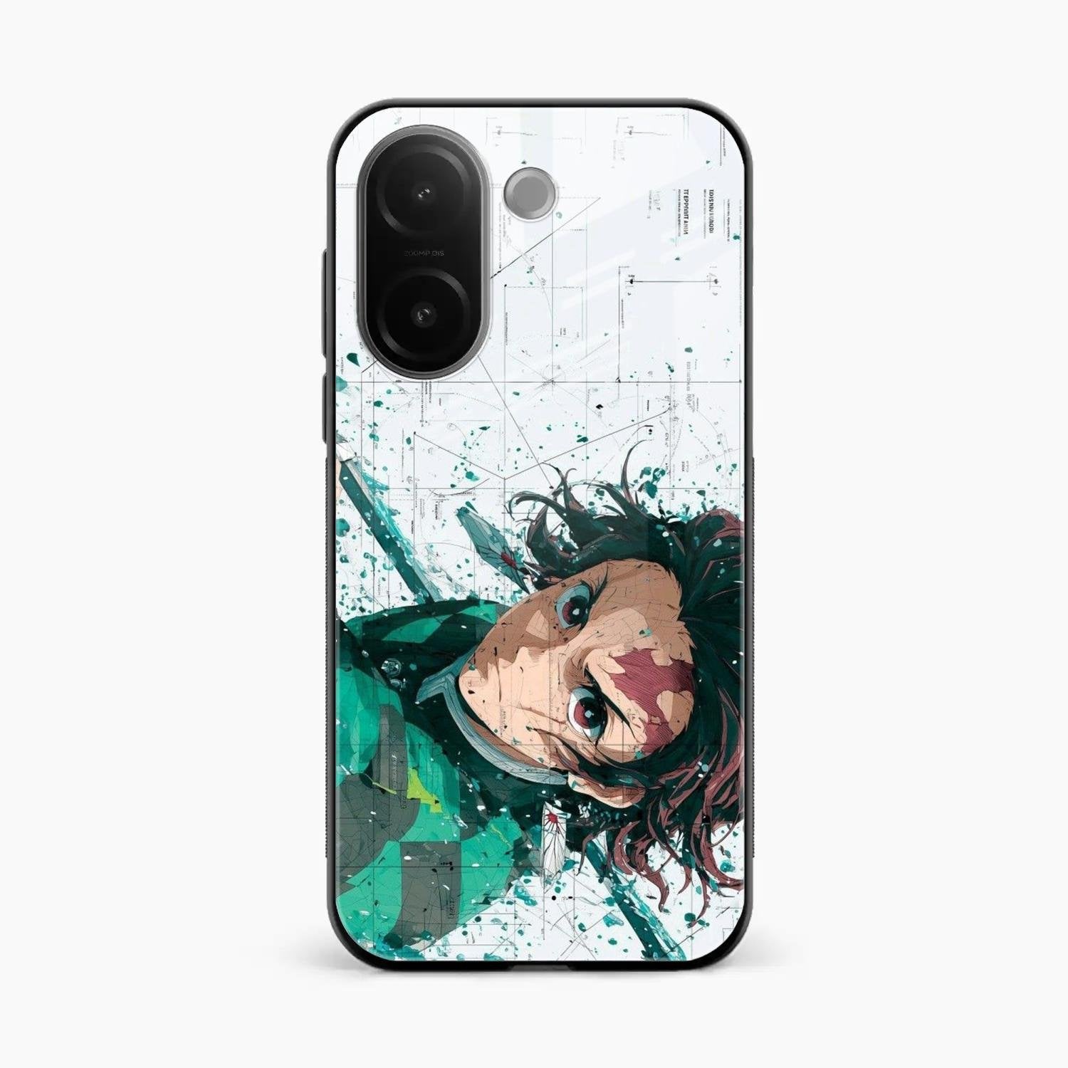 The Gentle Slayer Glass Case Cover For Vivo V60e 5G