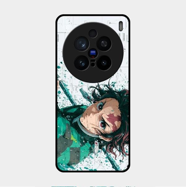 The Gentle Slayer Glass Case Cover For Vivo X200 Pro 5G