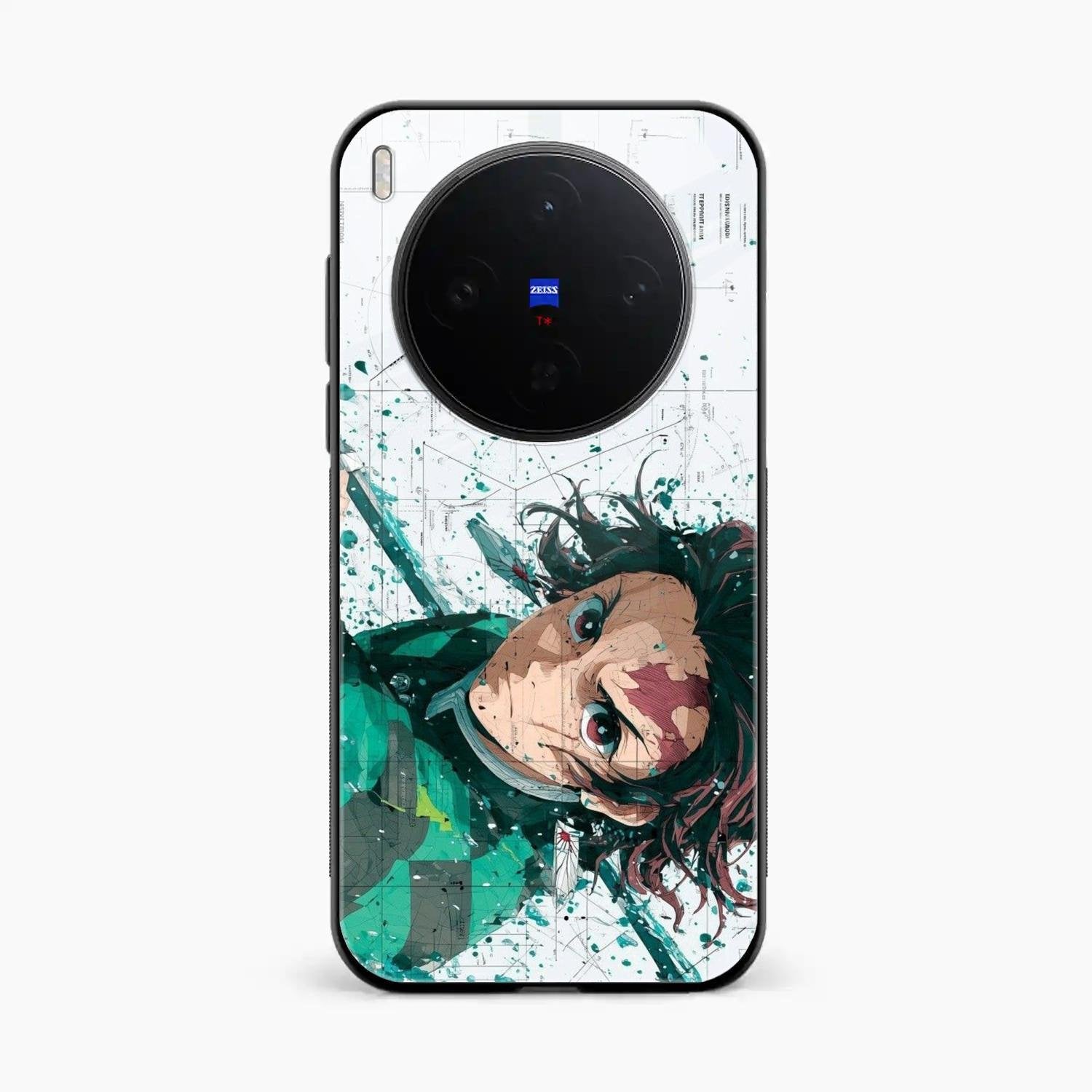 The Gentle Slayer Glass Case Cover For Vivo X300 5G