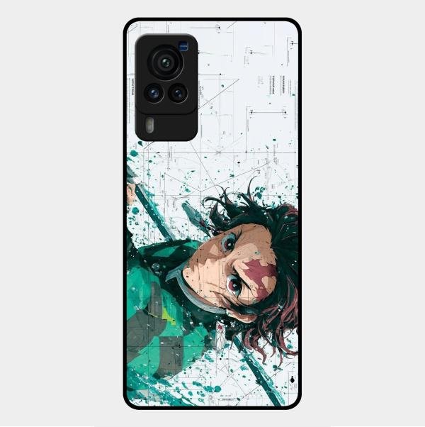 The Gentle Slayer Glass Case Cover For Vivo X60 Pro 5G