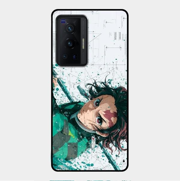 The Gentle Slayer Glass Case Cover For Vivo X70 Pro 5G