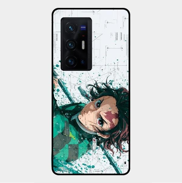 The Gentle Slayer Glass Case Cover For Vivo X70 Pro Plus 5G