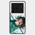 The Gentle Slayer Glass Case Cover For Vivo X80 Pro 5G