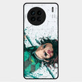 The Gentle Slayer Glass Case Cover For Vivo X90 5G