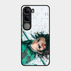 The Gentle Slayer Glass Case Cover For Vivo Y300 5G