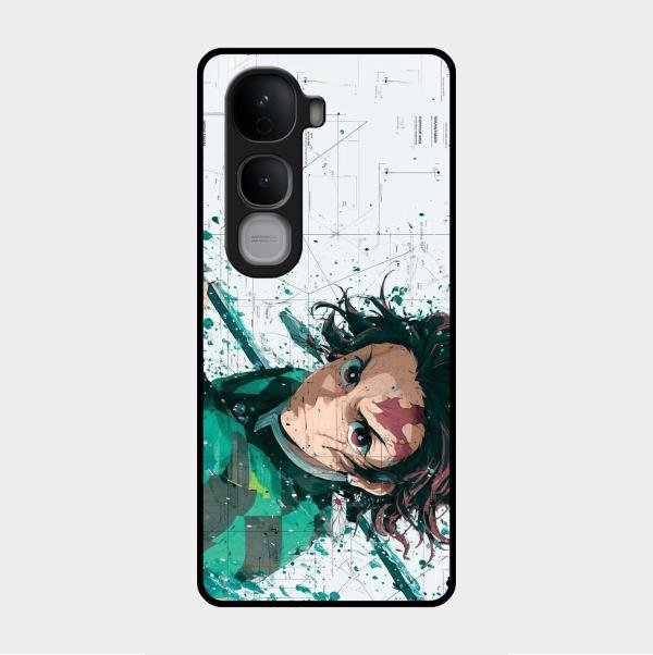 The Gentle Slayer Glass Case Cover For Vivo Y400 Pro 5G