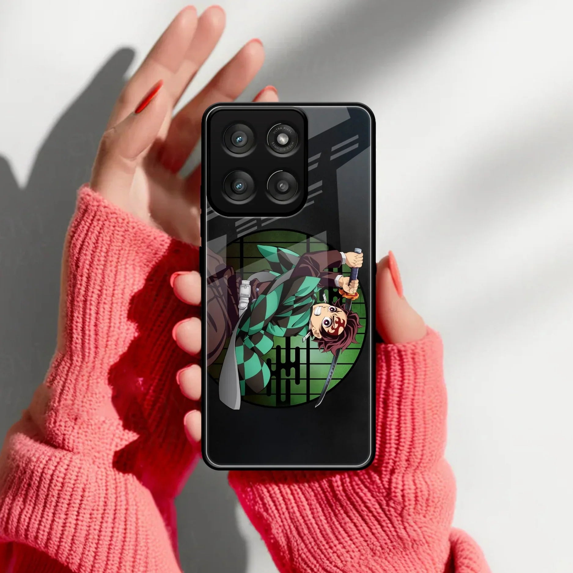 The Hope of Hashira Glass Case Cover For Motorola - ShopOnCliQ