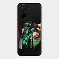 The Hope of Hashira Glass Case Cover For Poco C71