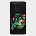 The Hope of Hashira Glass Case Cover For Redmi Note 12 Pro 5G