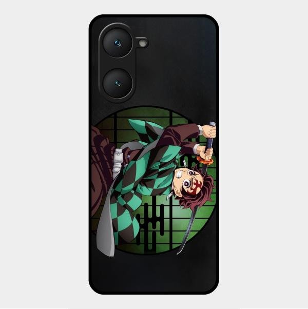 The Hope of Hashira Glass Case Cover For Vivo Y28S 5G