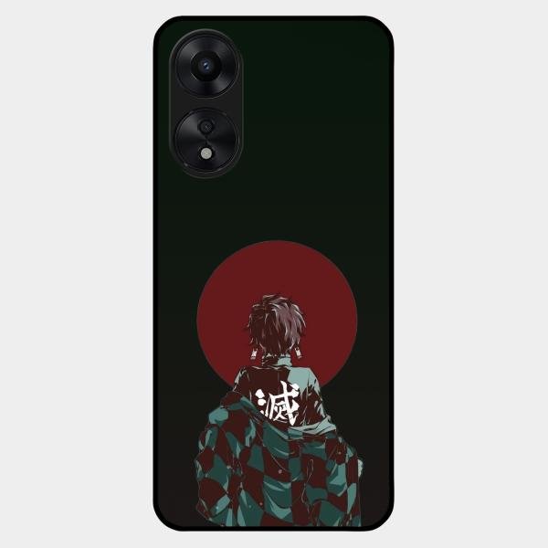 The Kind Slayer Glass Case Cover For Oppo A78 5G