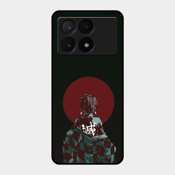 The Kind Slayer Glass Case Cover For Poco X6 Pro 5G
