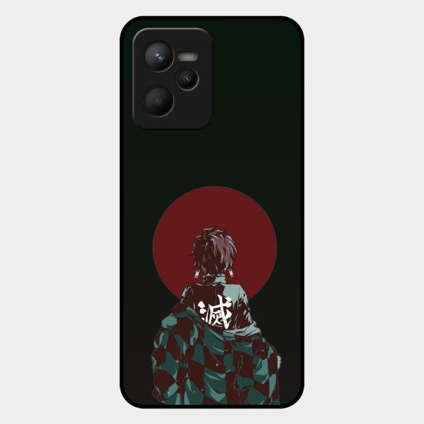 The Kind Slayer Glass Case Cover For Realme C35