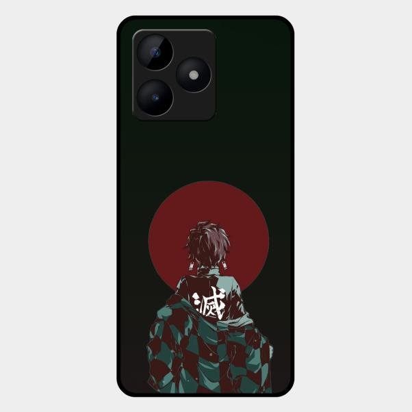 The Kind Slayer Glass Case Cover For Realme C53