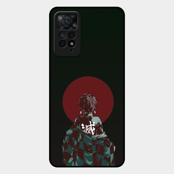 The Kind Slayer Glass Case Cover For Redmi Note 11 Pro 5G