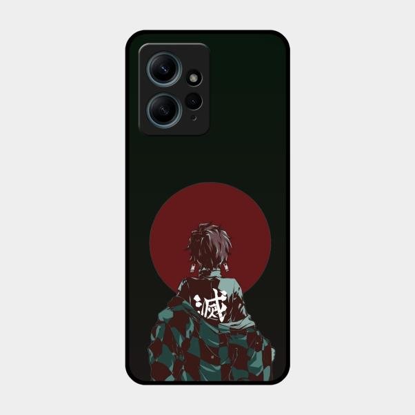 The Kind Slayer Glass Case Cover For Redmi Note 12 4G