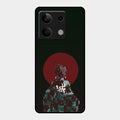 The Kind Slayer Glass Case Cover For Redmi Note 13 5G