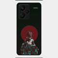 The Kind Slayer Glass Case Cover For Redmi Note 13 Pro Plus 5G