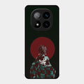 The Kind Slayer Glass Case Cover For Redmi Note 14 Pro Plus 5G