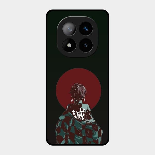 The Kind Slayer Glass Case Cover For Redmi Note 14 Pro Plus 5G