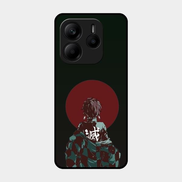 The Kind Slayer Glass Case Cover For Redmi Note 14 Se 5G