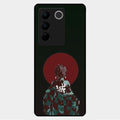 The Kind Slayer Glass Case Cover For Vivo V27 5G