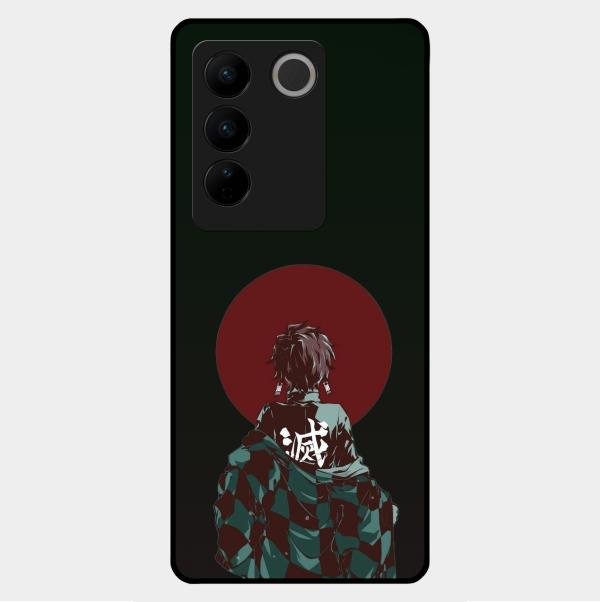 The Kind Slayer Glass Case Cover For Vivo V27 5G