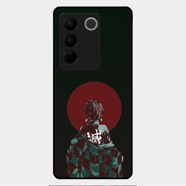 The Kind Slayer Glass Case Cover For Vivo V27 Pro 5G