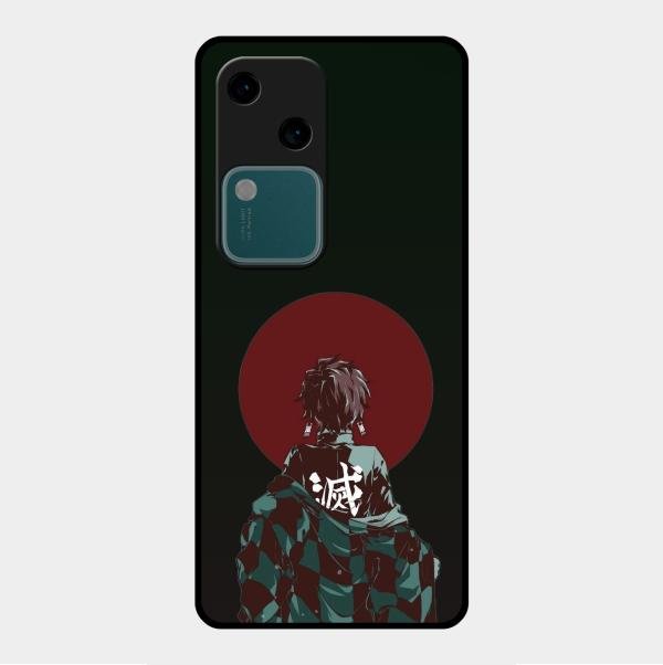 The Kind Slayer Glass Case Cover For Vivo V30 5G