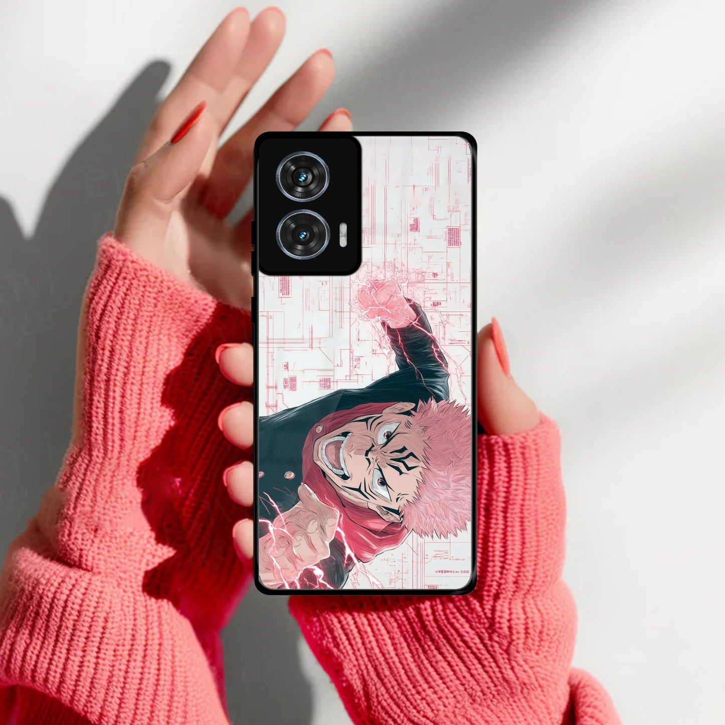 The Suguna Glass Case Cover For Motorola