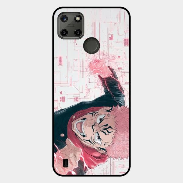 The Suguna Glass Case Cover For Realme C21Y