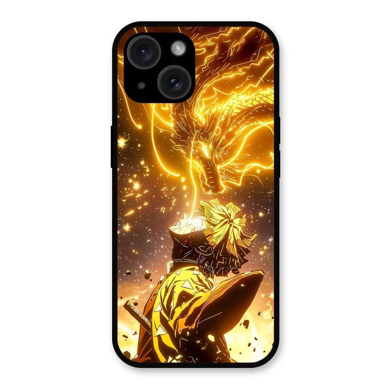 Thunder Boy Glass Case Cover For iPhone 15 Plus