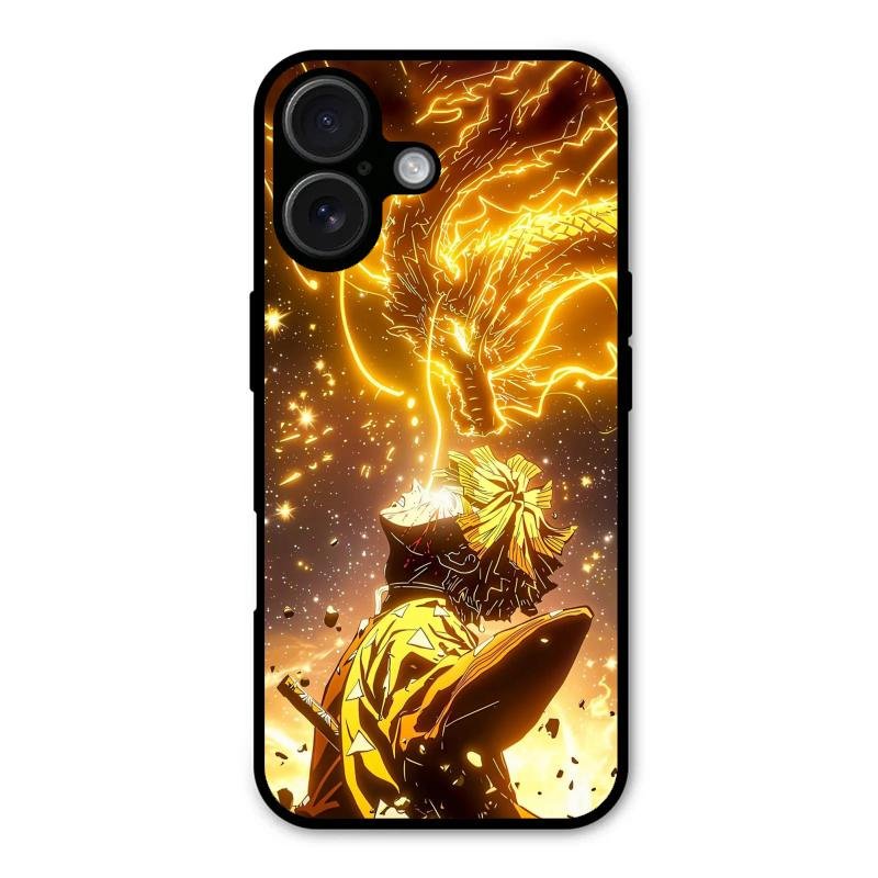 Thunder Boy Glass Case Cover For iPhone 16