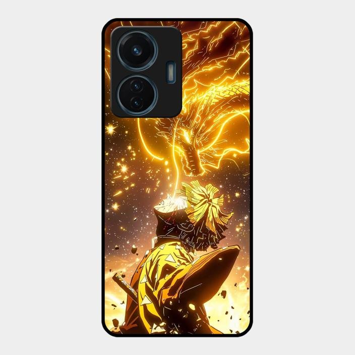 Thunder Boy Glass Case Cover For Iqoo Z6 44W