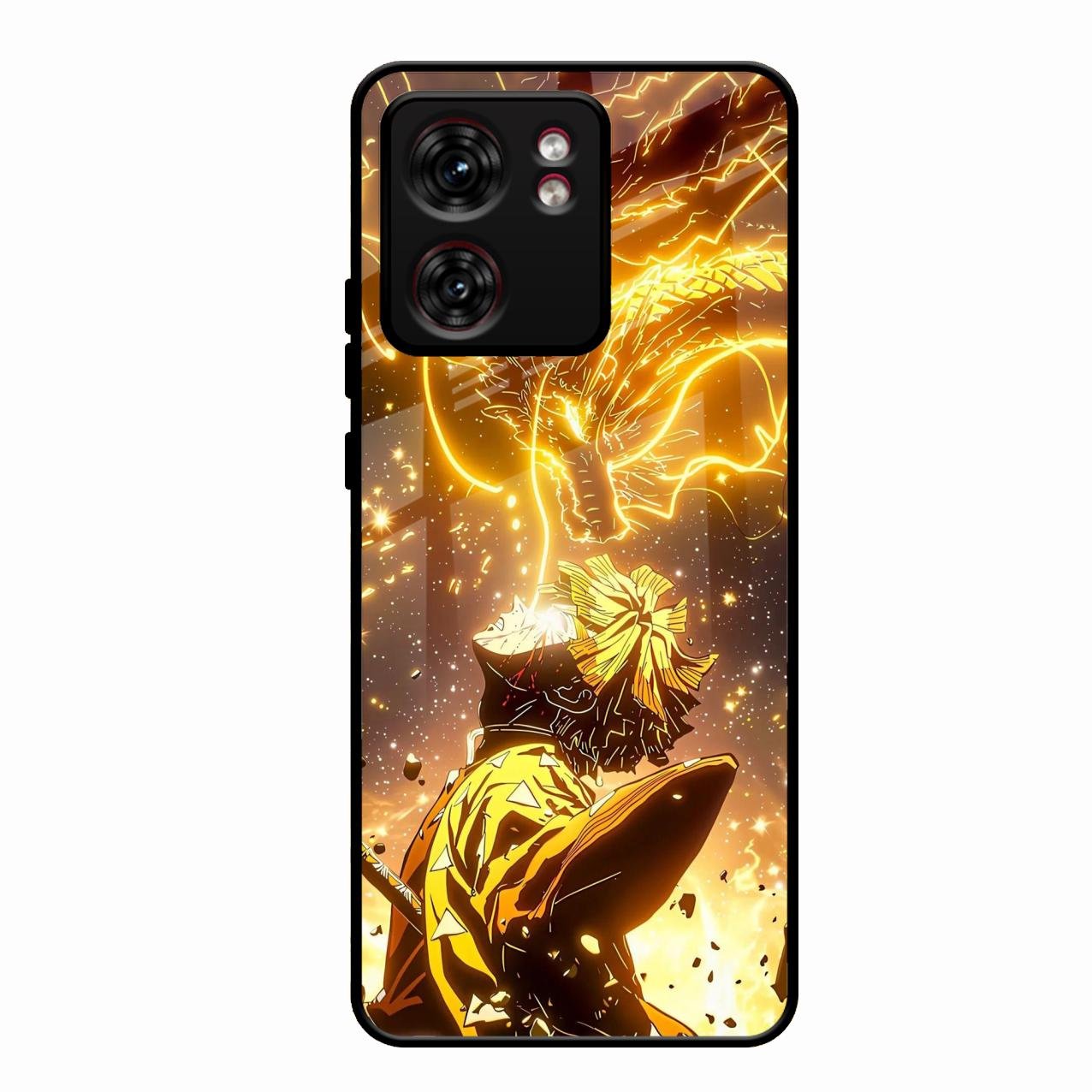 Thunder Boy Glass Case Cover For Motorola Edge 40