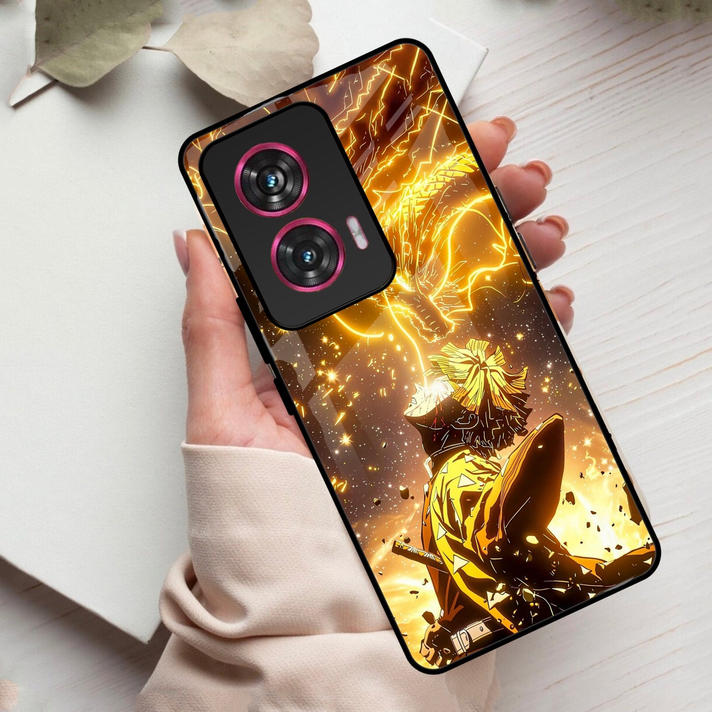 Thunder Boy Glass Case Cover For Motorola