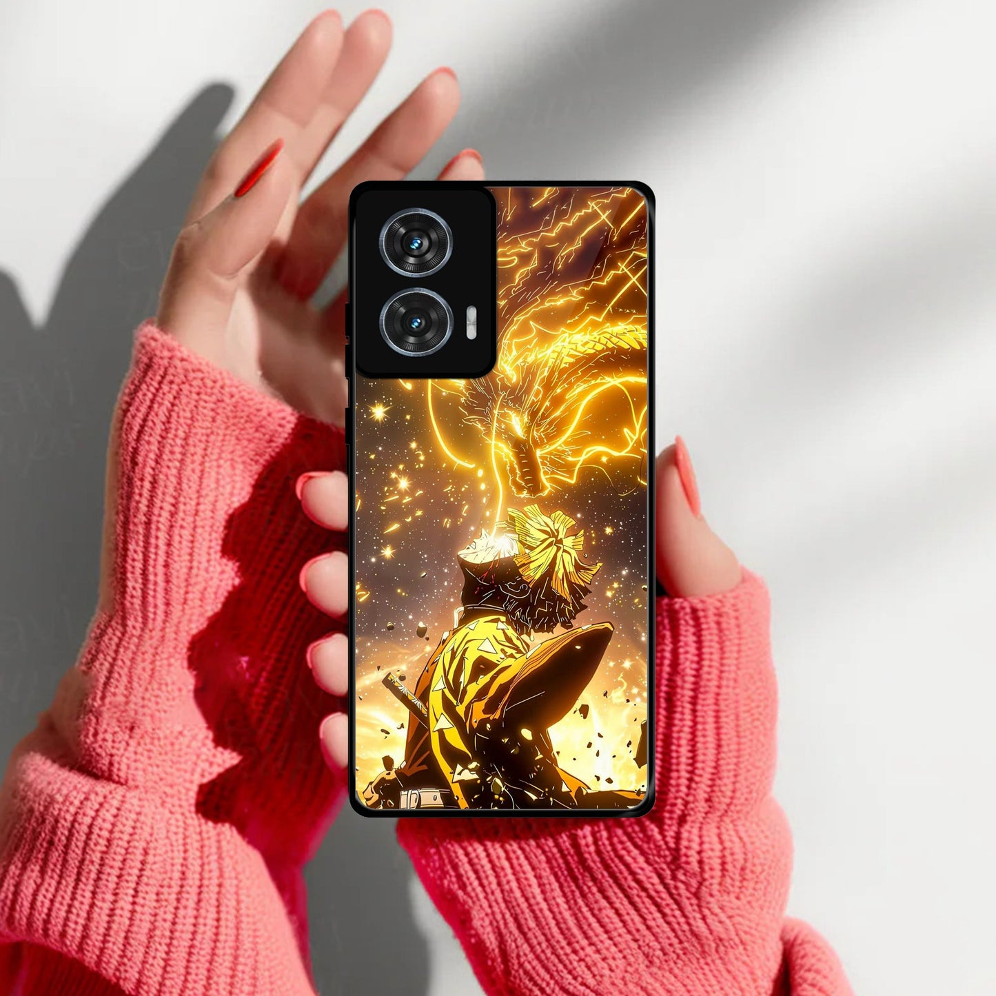 Thunder Boy Glass Case Cover For Motorola