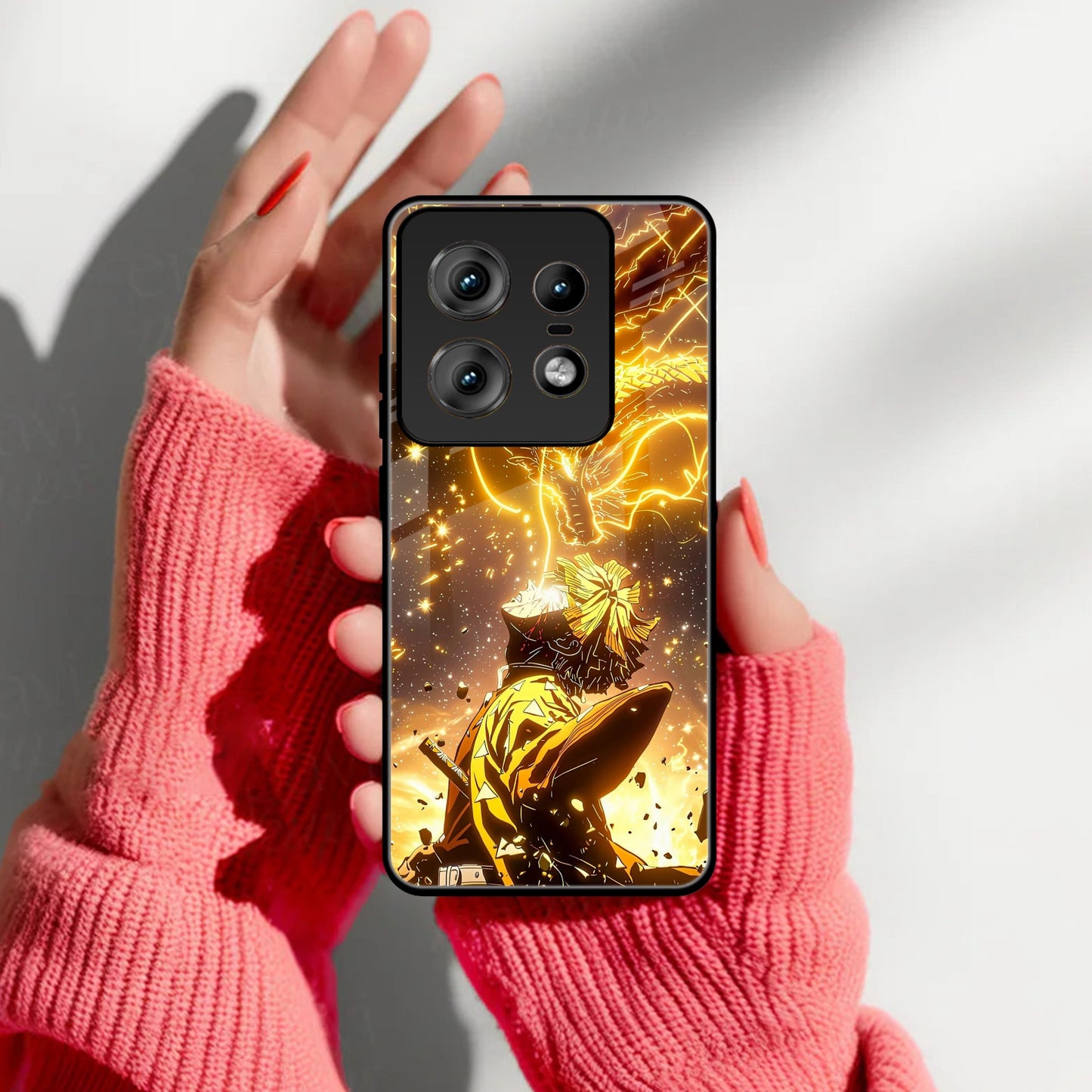 Thunder Boy Glass Case Cover For Motorola