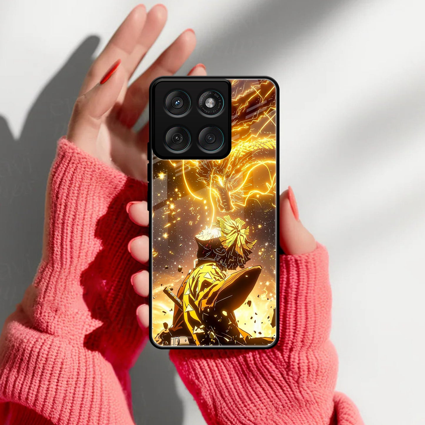 Thunder Boy Glass Case Cover For Motorola