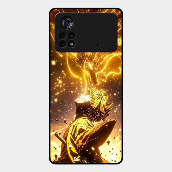 Thunder Boy Glass Case Cover For Poco X4 Pro 5G